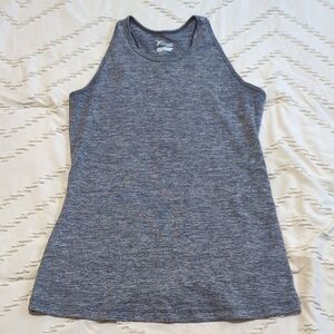 Old Navy Women’s Muscle Tank Top XS Gray Heather Sleeveless Athletic Shirt